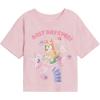 Bluey Girls T-Shirt and French Terry Shorts Outfit Set Toddler to Big Kid Sizes (2T – 10-12)(Pink)
