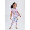 Bluey Girls T-Shirt and Leggings Outfit Set Toddler to Big Kid Sizes (2T – 10-12)(Lavender)