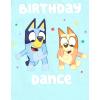 Bluey July 4th Halloween Christmas Birthday School Heart T-Shirt Infant to Big Kid Sizes (12 Months – 10-12)(Blue / Birthday)