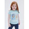 Bluey July 4th Halloween Christmas Birthday School Heart T-Shirt Infant to Big Kid Sizes (12 Months – 10-12)(Blue / Birthday)