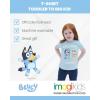 Bluey July 4th Halloween Christmas Birthday School Heart T-Shirt Infant to Big Kid Sizes (12 Months – 10-12)(Blue / Birthday)