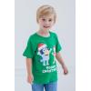 Bluey July 4th Halloween Christmas Birthday School Heart T-Shirt Infant to Big Kid Sizes (12 Months – 10-12)(Green)