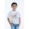 Bluey July 4th Halloween Christmas Birthday School Heart T-Shirt Infant to Big Kid Sizes (12 Months – 10-12)(White / 1st Day of School)