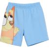 Bluey Pullover Hoodie and French Terry Shorts Toddler to Big Kid Sizes (2T – 10-12)(Blue  Bluey / Bingo)