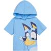 Bluey Pullover Hoodie and French Terry Shorts Toddler to Big Kid Sizes (2T – 10-12)(Blue  Bluey / Bingo)