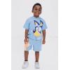 Bluey Pullover Hoodie and French Terry Shorts Toddler to Big Kid Sizes (2T – 10-12)(Blue  Bluey / Bingo)