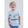 Bluey Shirts 3 Pack, Boys T-Shirts for Summer, Pack of 3 Boys Tshirt, Kids Cotton T Shirt(Blue)