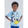 Bluey Shirts 3 Pack, Boys T-Shirts for Summer, Pack of 3 Boys Tshirt, Kids Cotton T Shirt(Blue)
