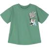 Bluey T-Shirt and Mesh Shorts Outfit Set Infant to Big Kid Sizes (12 Months – 10-12)(Sage Green / Gray)