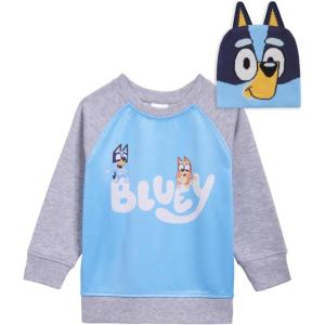 Bluey Bingo Fleece Sweatshirt and Hat Toddler to Little Kid(Bluey)