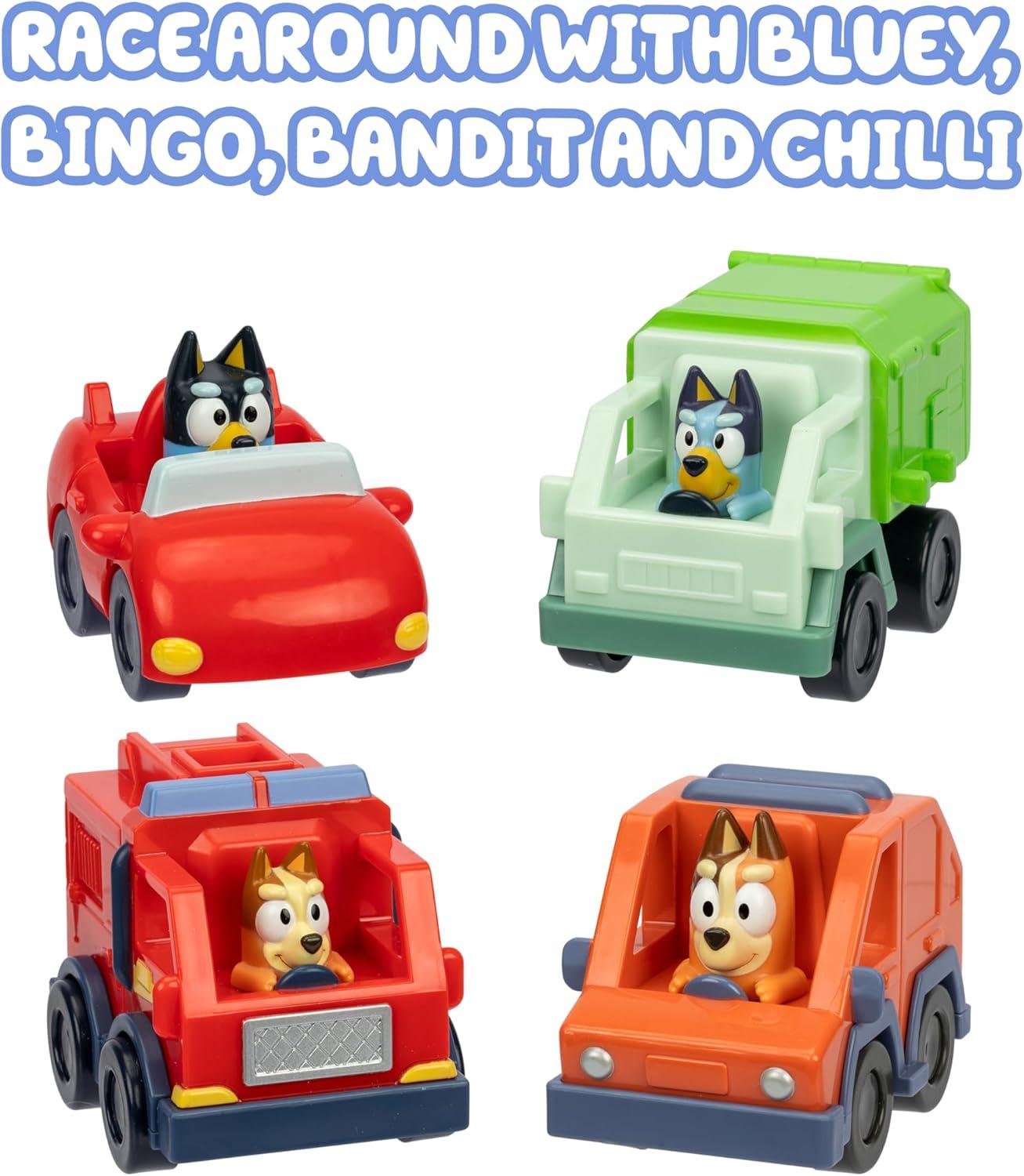 imageBluey Basic Granny Toddler Toy Car 3 Articulated Janet Kids Toy Immersive Car Toys for Toddlers of Ages 3Mini Racers