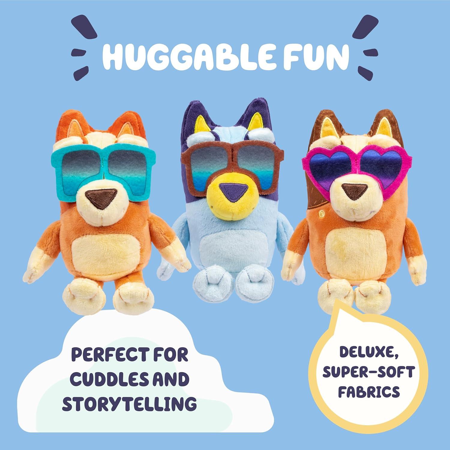 imageBluey Big Heeler 4WD and Family Toddler Toy Car Bingo and Chilli Plush Buddies Opening Hood Storage Bluey Car Toys for Kids 3 Amazon ExclusiveBluey Big Heeler Amazon Exclusive
