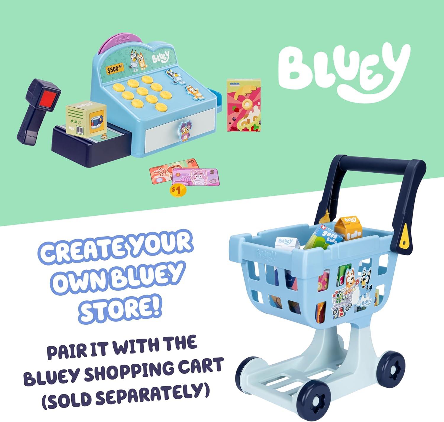 imageBluey Chikit Chikit Pretend Camera Role Play Toy Camera for Kids with 10 Photo Cards 3 PopOut Film Cartridges Toddler Toys Playset for Ages 3Register