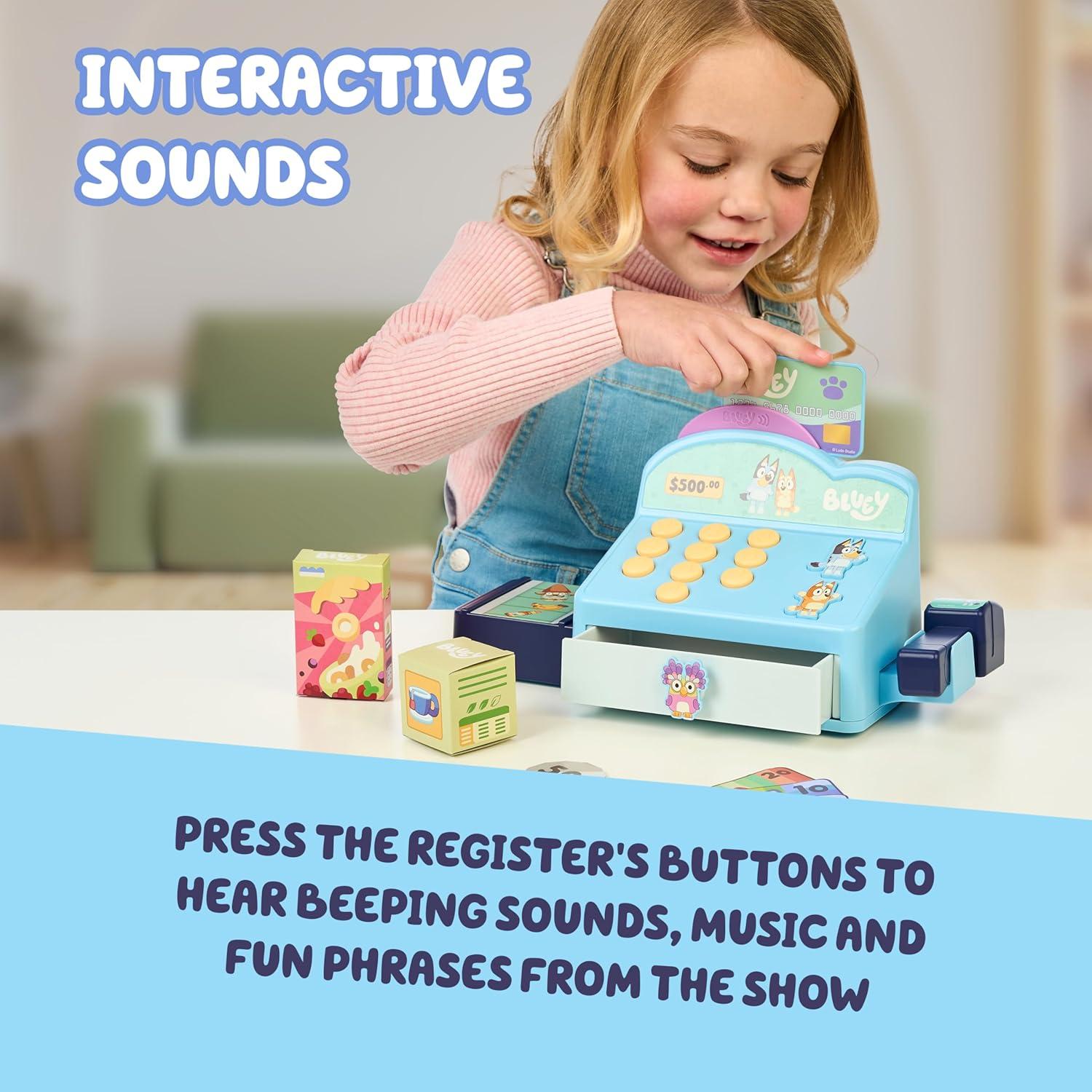 imageBluey Chikit Chikit Pretend Camera Role Play Toy Camera for Kids with 10 Photo Cards 3 PopOut Film Cartridges Toddler Toys Playset for Ages 3Register