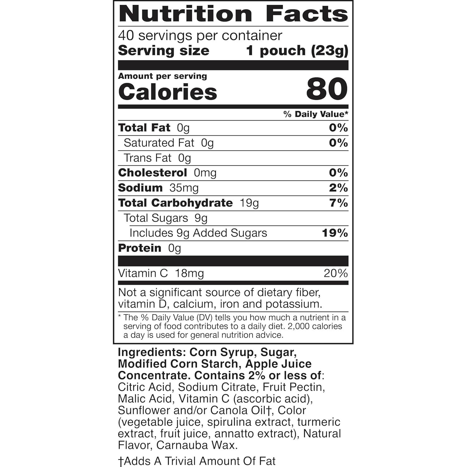 imageBluey Fruit Flavored Snacks Treat Pouches Gluten Free Snack Value Pack 22 Ct 176 ozAssorted Fruit