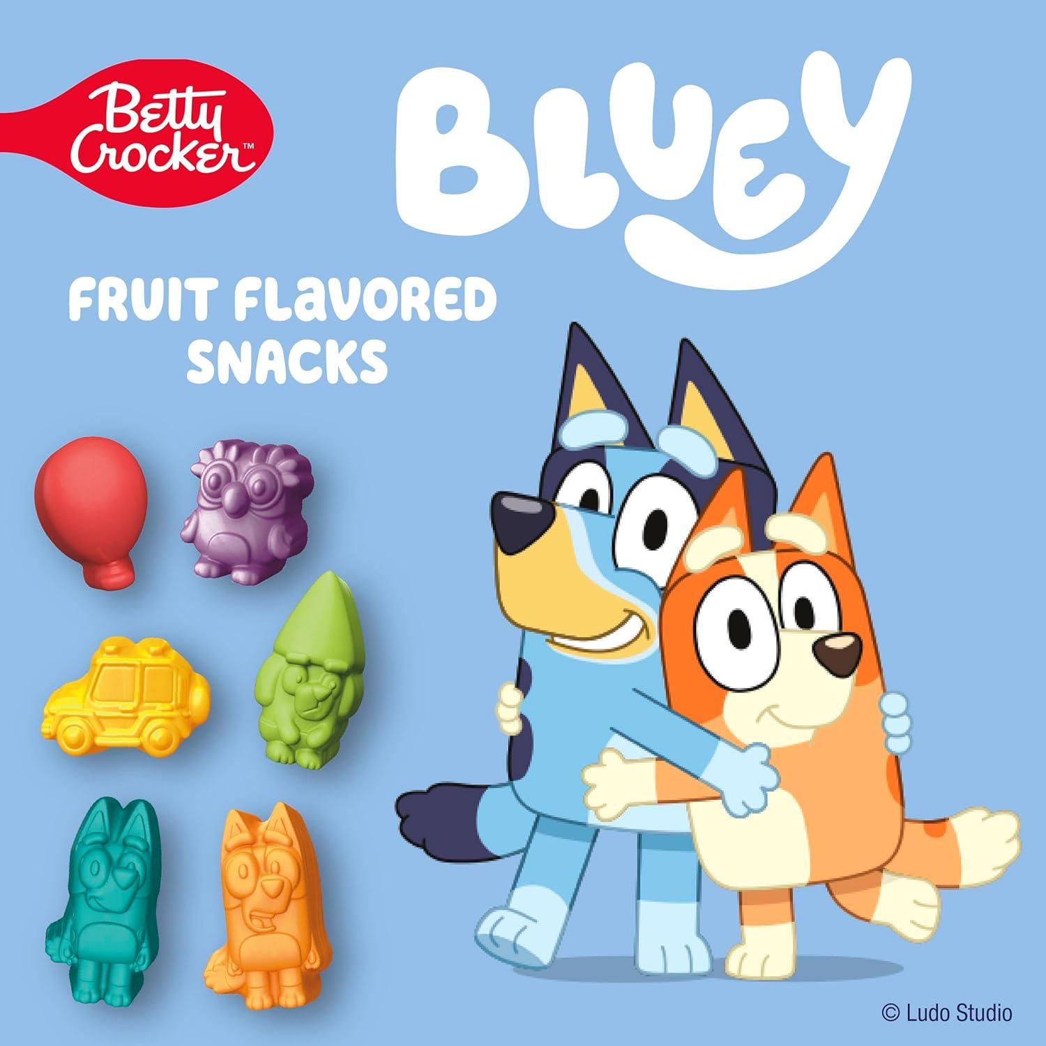 imageBluey Fruit Flavored Snacks Treat Pouches Gluten Free Snack Value Pack 22 Ct 176 ozAssorted Fruit