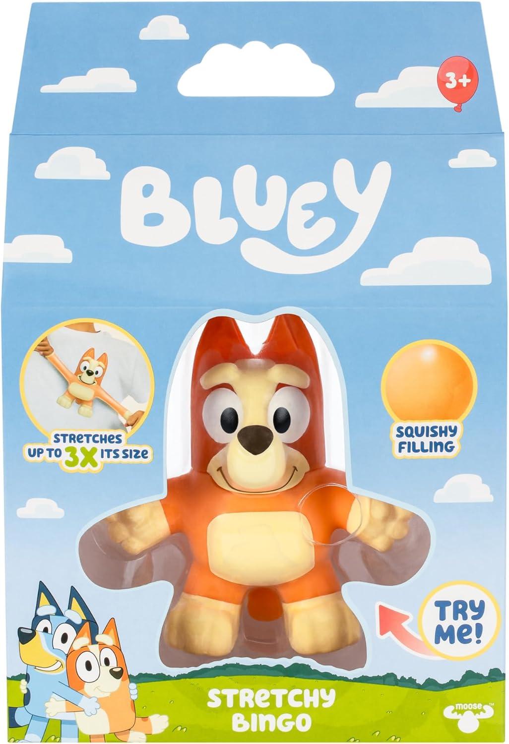 imageBluey Stretchy Hero Bingo Toy Soft Fidget Squishy Toy with Gooey GelLike Filling Squishy Toys for Kids Ages 3 That Stretches Up to 3 TimesBingo
