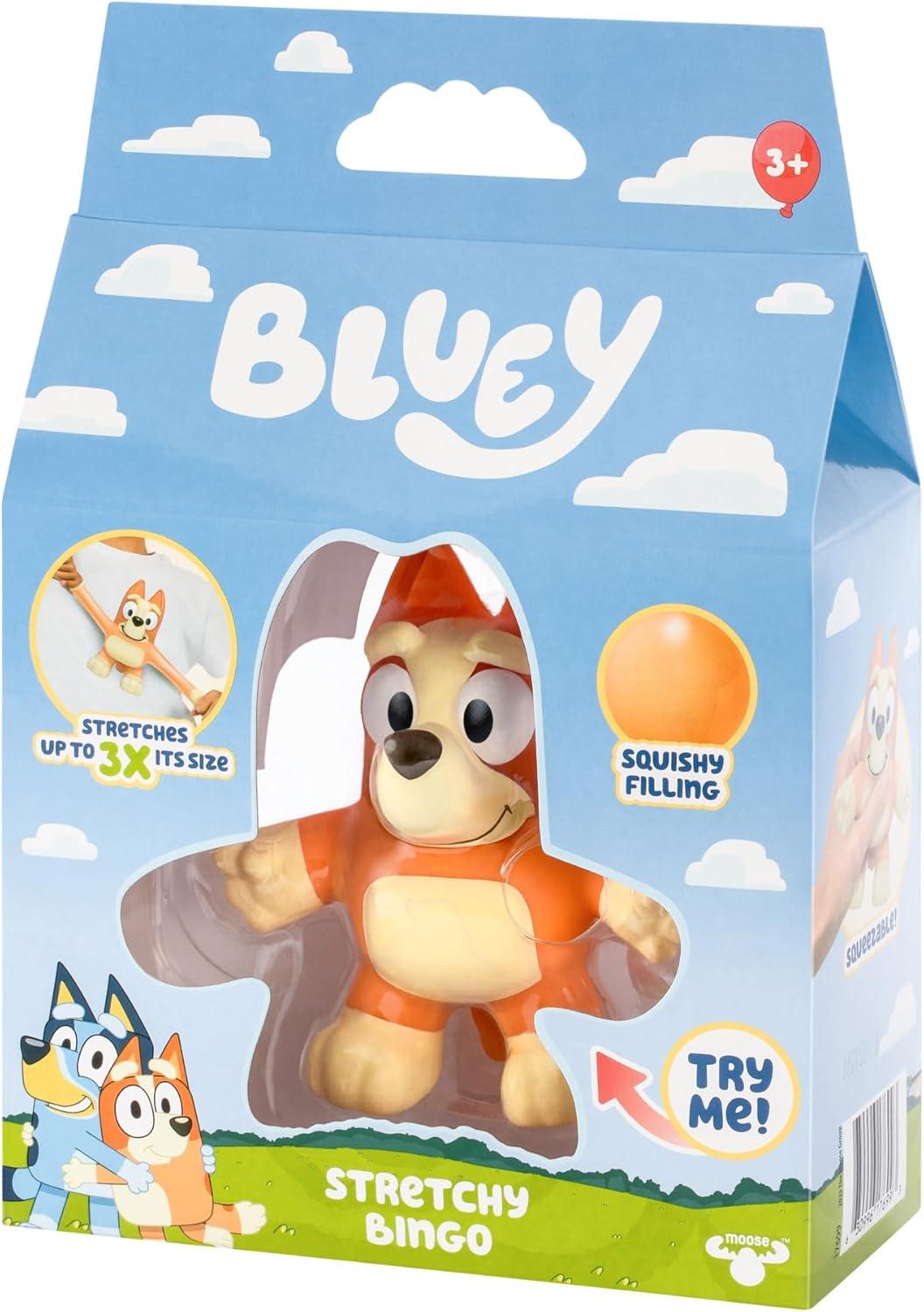 imageBluey Stretchy Hero Toy Soft Fidget Squishy Toy with Gooey GelLike Filling Squishy Toys for Kids Ages 3 That Stretches Up to 3 TimesBingo