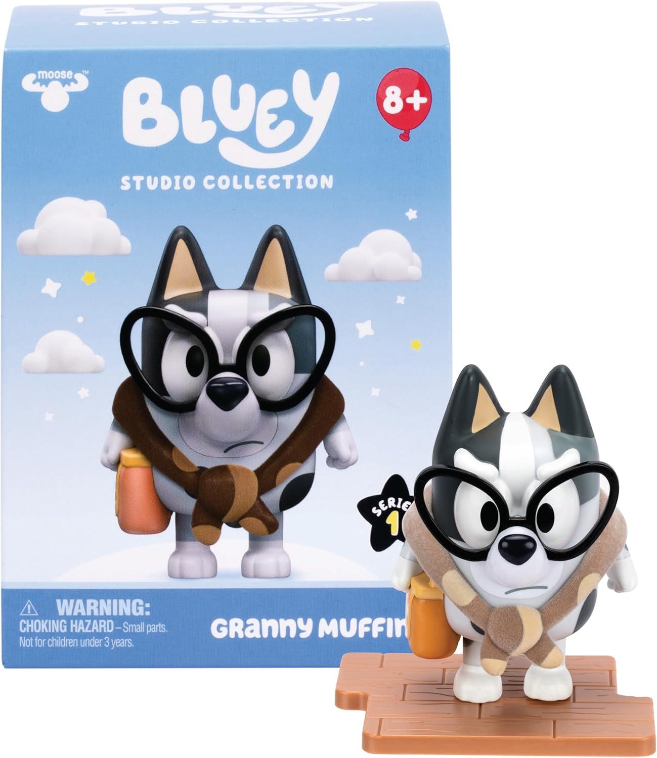 imageBluey Studio Collector Figure Granny Muffin 4 or 102 cm Inspired by Iconic Episode Premium Detailing Special Finish 6 to Collect Connect and DisplayGranny Muffin