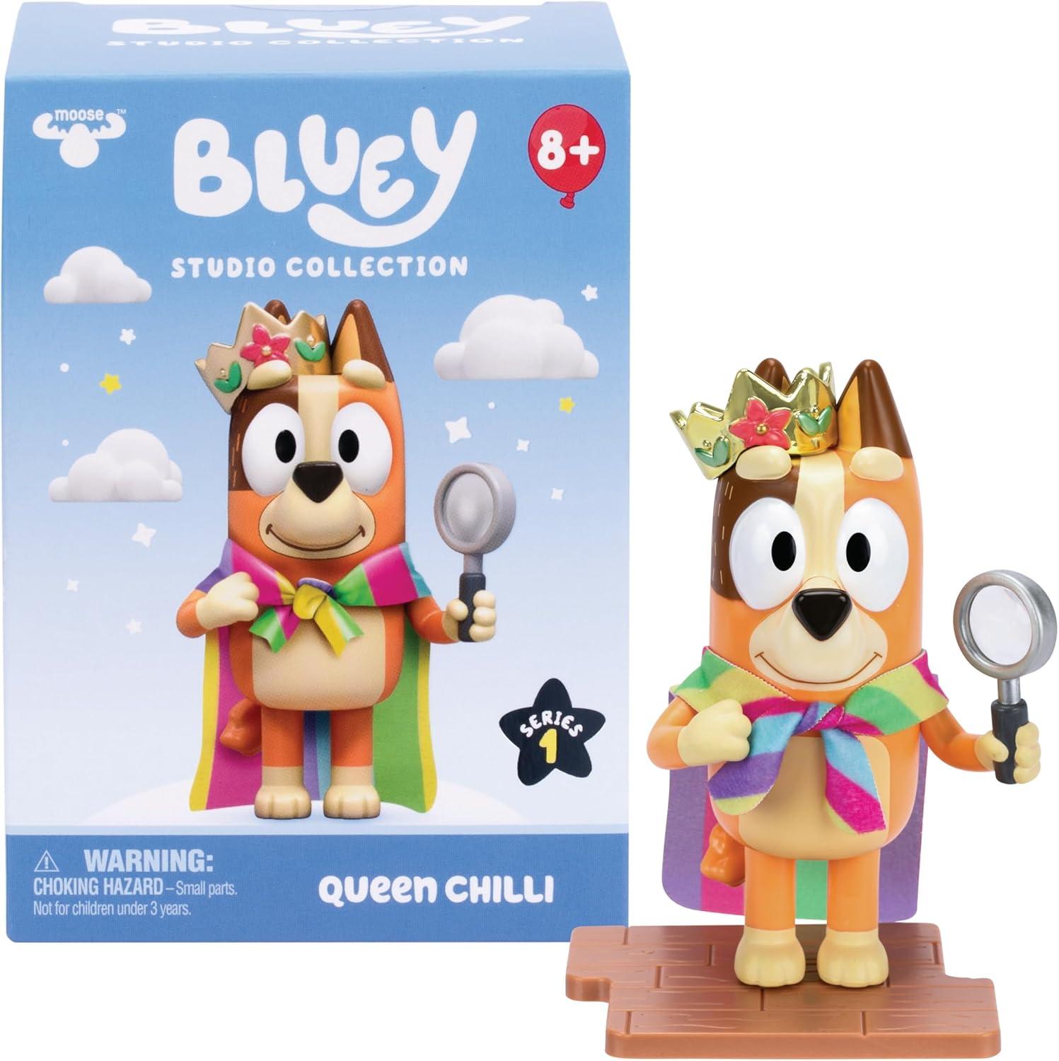 imageBluey Studio Collector Figure Granny Muffin 4 or 102 cm Inspired by Iconic Episode Premium Detailing Special Finish 6 to Collect Connect and DisplayQueen Chilli