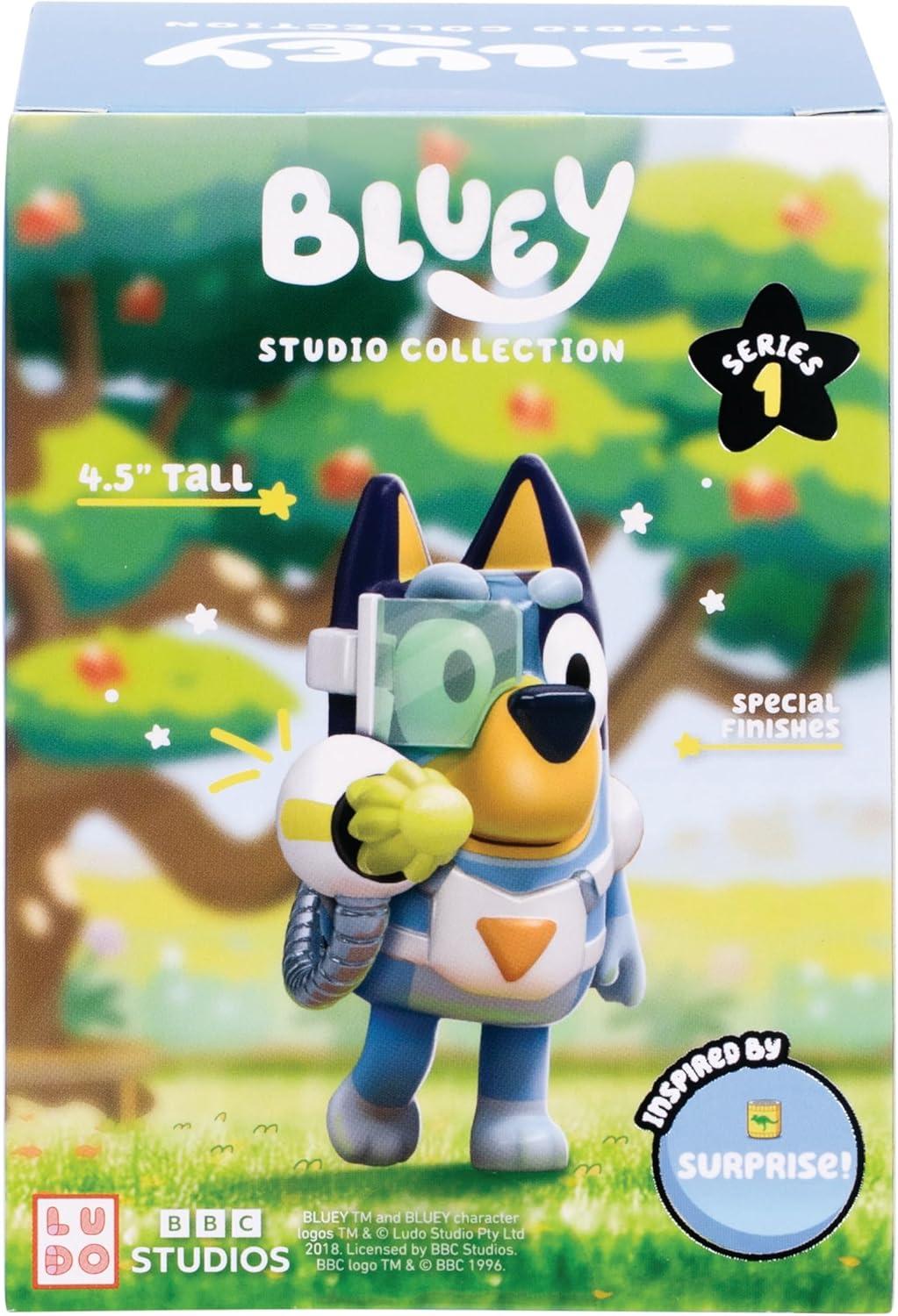 imageBluey Studio Collector Figure Granny Muffin 4 or 102 cm Inspired by Iconic Episode Premium Detailing Special Finish 6 to Collect Connect and DisplaySurprise Blaster Bluey
