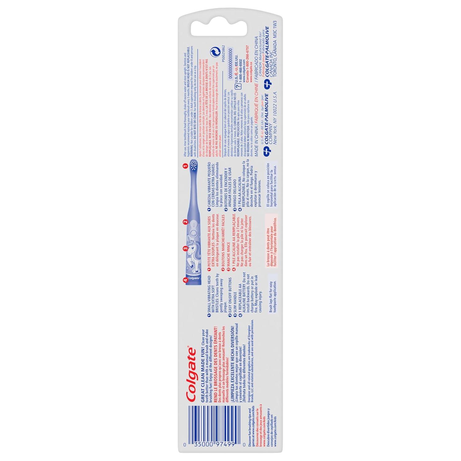 imageColgate Kids Powered Vibrating Toothbrush Bluey 1 Pack1 Count Pack of 1