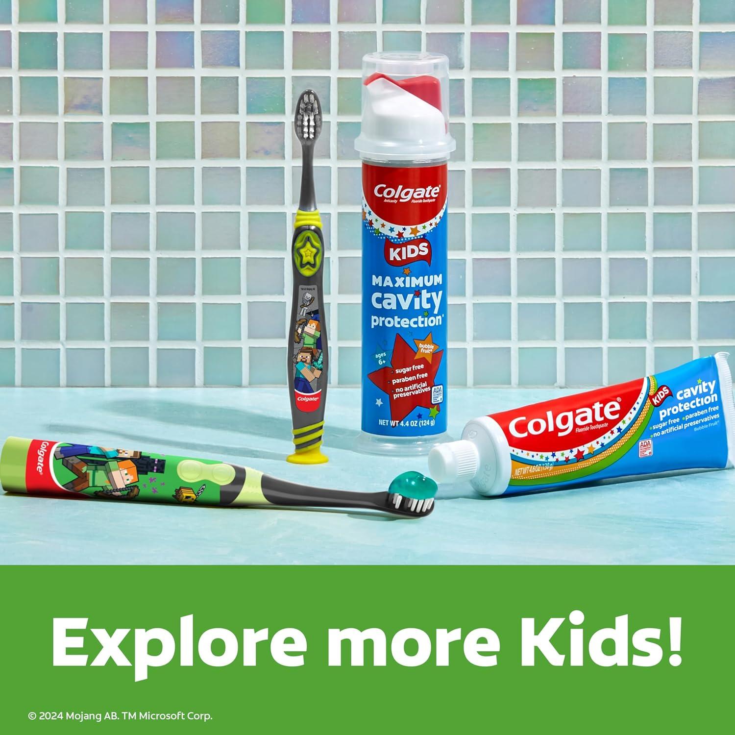 imageColgate Kids Powered Vibrating Toothbrush Bluey 1 Pack1 Count Pack of 1