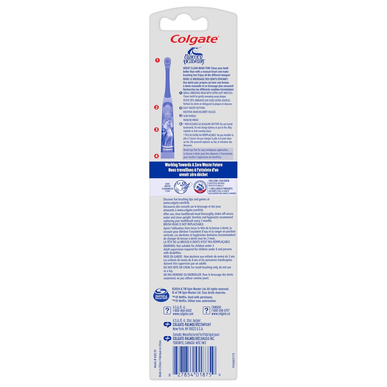 imageColgate Kids Powered Vibrating Toothbrush Bluey 1 Pack1 Count Pack of 1