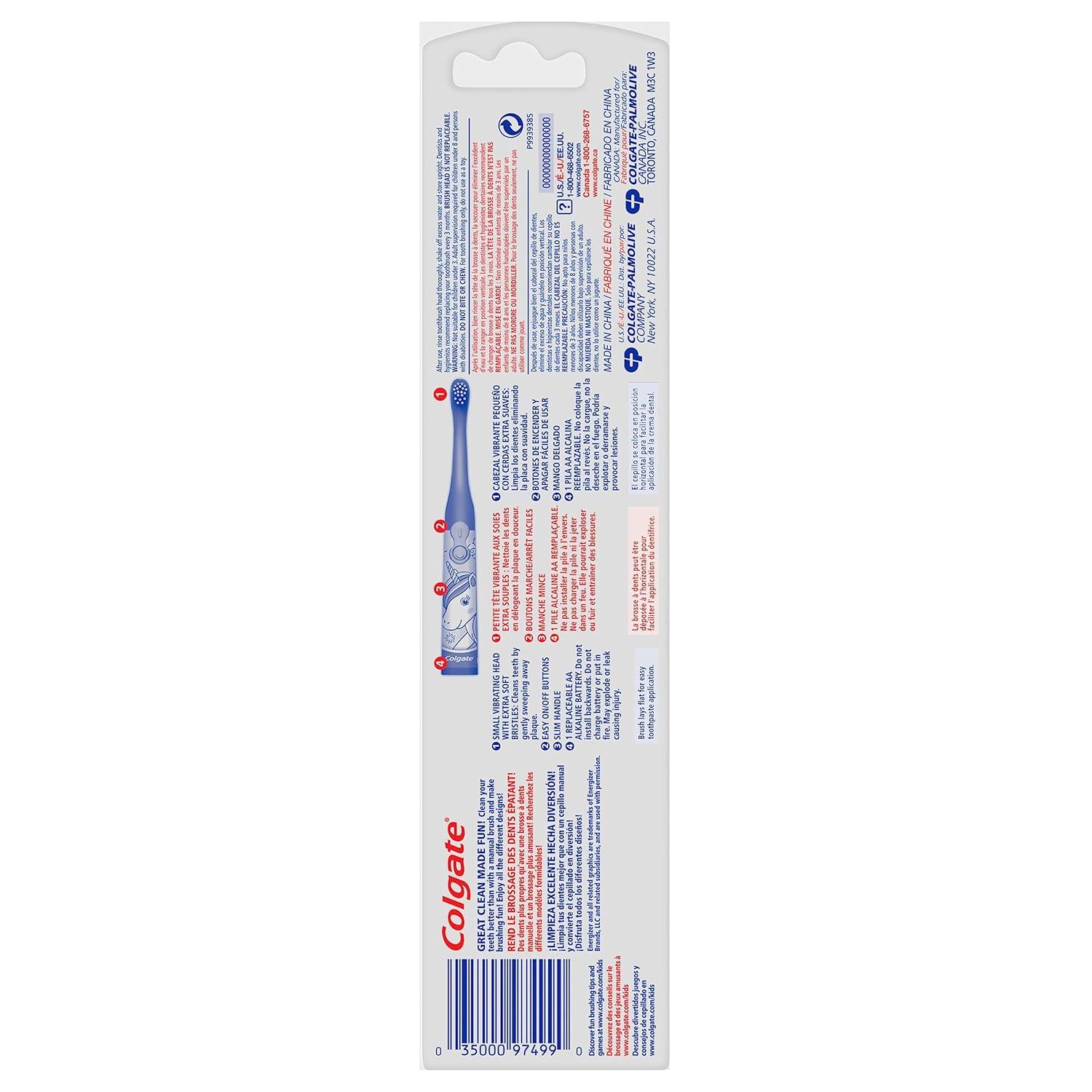 imageColgate Kids Powered Vibrating Toothbrush Bluey 1 Pack1 Count Pack of 12