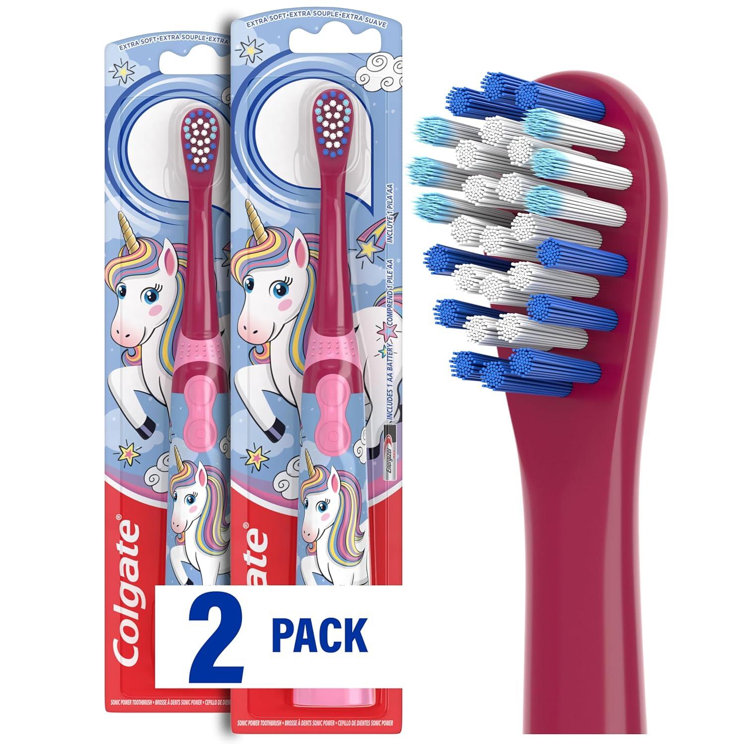 imageColgate Kids Powered Vibrating Toothbrush Bluey 1 Pack1 Count Pack of 2