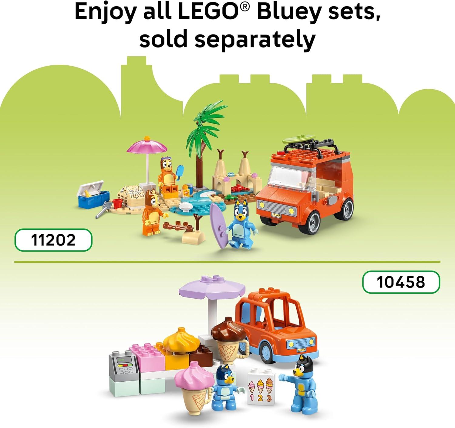 imageLEGO DUPLO Bluey Blueys Family House with Memory Game Toddler Toy for Kids Ages 3 Memory Game Playset Includes Bluey Figure Preschool Toy Gift Idea for 3 Year Old Girls and Boys 10459