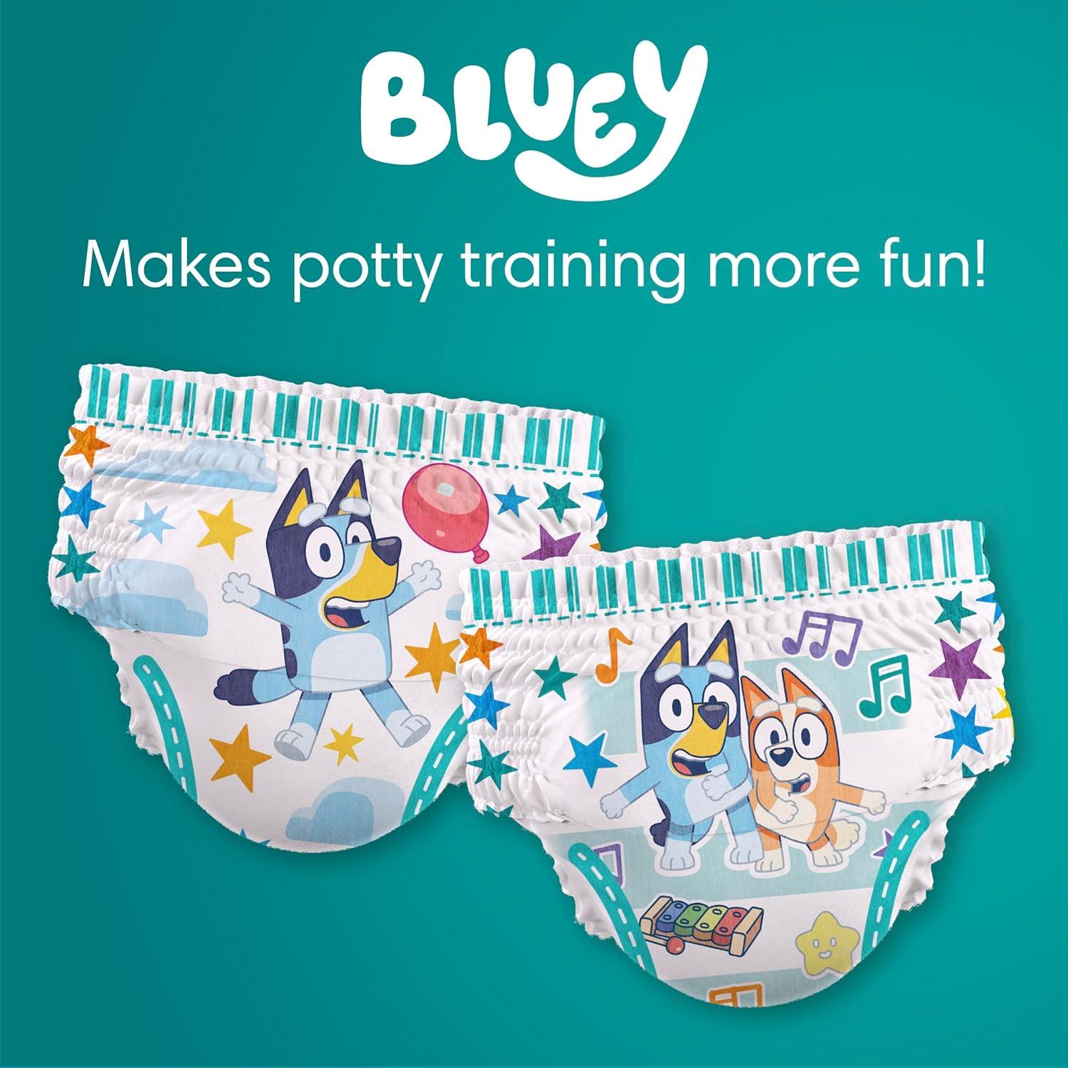 imagePampers Easy Ups Girls amp Boys Potty Training Pants Size 6T7T 40 Count Bluey Absorbent Training Underwear Up to 100 Leakproof Day and Night Hypoallergenic Packaging May Vary5T6T