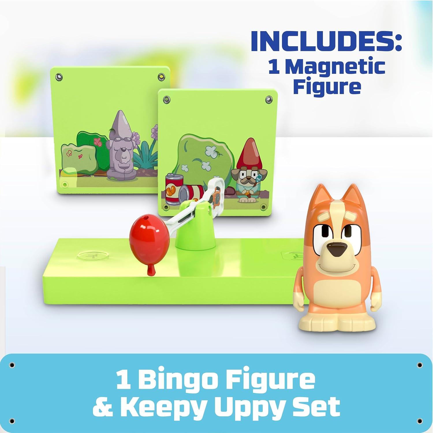imageTile Town Bluey Heeler Family Home 52Piece Magnetic Tile Playset Interactive STEM Magnetic Tiles Toys Includes Bluey amp Bingo Figures Action TilesBingo Booster
