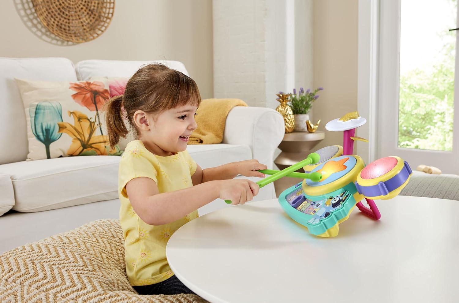 imageVTech Bluey Hooray Drum Set