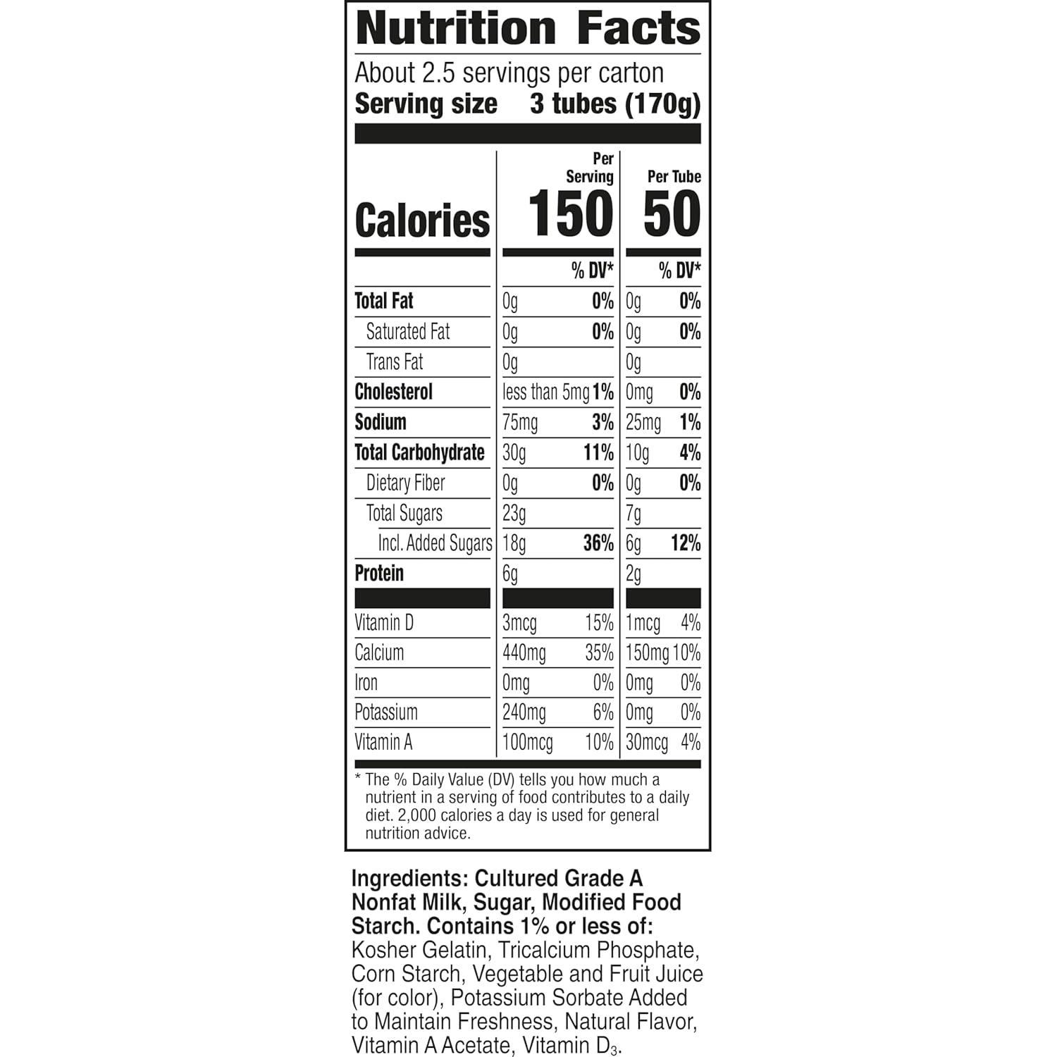 imageYoplait GoGURT Bluey Kids Fat Free Yogurt Berry Gluten Free Snacks 1 lb 8 Tubes