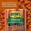 BUSH’S BEST 15.8 oz Canned Bluey Original Baked Beans, Source of Plant Based Protein and Fiber, Low Fat, Gluten Free, (Bluey), (Pack of 12)(Onion)