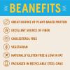 BUSH’S BEST 15.8 oz Canned Bluey Original Baked Beans, Source of Plant Based Protein and Fiber, Low Fat, Gluten Free, (Bluey), (Pack of 12)(Zero Sugar Added)