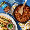 BUSH’S BEST 15.8 oz Canned Bluey Original Baked Beans, Source of Plant Based Protein and Fiber, Low Fat, Gluten Free, (Bluey), (Pack of 12)(Zero Sugar Added)