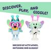 Bluey Action Heroes Toy Figures Set of 2, Articulated Character Toys with Karate and Jet Pack Figurines, Small Action Figures for Kids Ages 3+(Aliens)