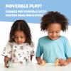 Bluey Action Heroes Toy Figures Set of 2, Articulated Character Toys with Karate and Jet Pack Figurines, Small Action Figures for Kids Ages 3+(Bluey & Family – New Expressions)