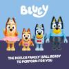 Bluey Action Heroes Toy Figures Set of 2, Articulated Character Toys with Karate and Jet Pack Figurines, Small Action Figures for Kids Ages 3+(The Show)