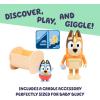 Bluey Baby Race Toy Figurines Pack of 2, Articulated Character Toys with Chilli, and Baby in Cradle Accessory, Small Action Figures Ages 3+(Baby Race)