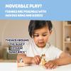 Bluey Baby Race Toy Figurines Pack of 2, Articulated Character Toys with Chilli, and Baby in Cradle Accessory, Small Action Figures Ages 3+(Baby Race)