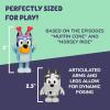 Bluey Baby Race Toy Figurines Pack of 2, Articulated Character Toys with Chilli, and Baby in Cradle Accessory, Small Action Figures Ages 3+(Spring Time)