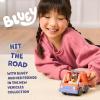 Bluey Basic Pizza Girls and Muffin Toy Vehicle, Interactive, Robust Toddler Toy Car with Muffin Figurine, Toddler Cars for Ages 3+(4WD & Bluey)