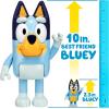 Bluey Best Friend Toy Figurine, 10” Tall, Oversized Poseable Articulated Kids Toy Figure, Durable Big Toys for Kids Ages 3+