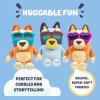 Bluey Big Heeler 4WD and Family Toddler Toy Car, Bingo and Chilli Plush Buddies, Opening Hood Storage, Bluey Car Toys for Kids 3+, Amazon Exclusive(Bluey Big Heeler – Amazon Exclusive)
