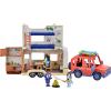 Bluey Caravan Adventure Playset, with 2.5″ Jean Luc Figure, Multicolor(Caravan Playset  Three Figures  & 4WD Vehicle Bundle)