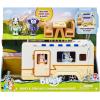 Bluey Caravan Adventure Playset, with 2.5″ Jean Luc Figure, Multicolor(Caravan Playset with One Figure)