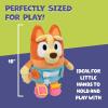 Bluey Care and Cuddle Soft Baby Toy Plush, 11”, Interactive Electronic Baby Plush Toy with 10 Different Sounds, Cuddly Soft Toys for Ages 3+(Dress & Play Baby Bingo)